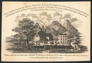 Miller & Jones, manufacturer of ale and porter for exportation, trade card (engraving) Miller & Jones, manufacturer of ale and porter for exportation, trade card (engraving)