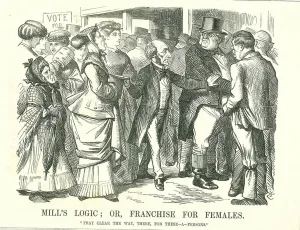 Mill's Logic: or, Franchise for Females: John Stuart Mill asking an indignant John Mill's Logic: or, Franchise for Females: John Stuart Mill asking an indignant John