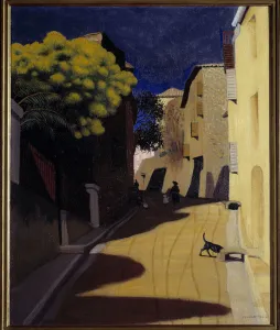 Mimosas in bloom in Cagnes in 1921 Painting by Felix Vallotton (1865-1925) Mimosas in bloom in Cagnes in 1921 Painting by Felix Vallotton (1865-1925)