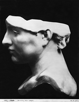 Minerva without helmet, 1896 (marble) (see also 414549) Minerva without helmet, 1896 (marble) (see also 414549)