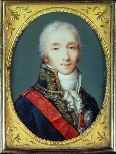 Miniature of Joseph Fouche (1759-1820) Duke of Otranto (oil on canvas) Miniature of Joseph Fouche (1759-1820) Duke of Otranto (oil on canvas)