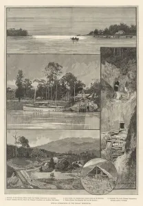 Mining Operations in the Malay Peninsula (engraving) Mining Operations in the Malay Peninsula (engraving)