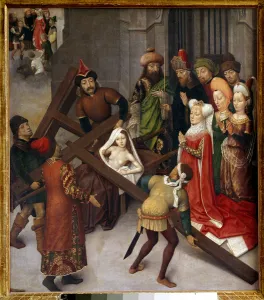 The Miracle of the True Cross. Macaire, the eveque of Jerusalem The Miracle of the True Cross. Macaire, the eveque of Jerusalem