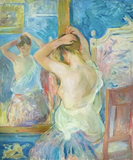 Townhouse Gallery: In front of the mirror, c. 1890 (oil on canvas)