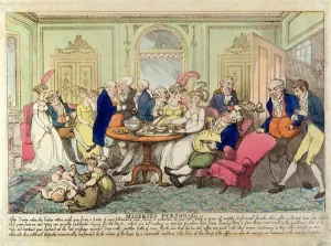 Miseries Personal (coloured etching)