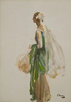 Miss Diane Chamberlain (oil on canvas)