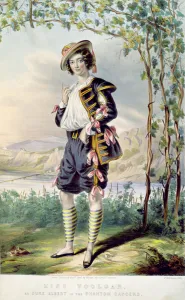 Miss Woolgar as Duke Albert in The Phantom Dancers, engraved by D Miss Woolgar as Duke Albert in The Phantom Dancers, engraved by D