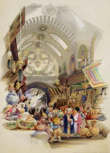 The Missr Tcharsky, or Egyptian Market, in Constantinople (litho) The Missr Tcharsky, or Egyptian Market, in Constantinople (litho)