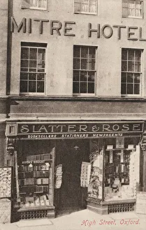 Mitre Hotel and Slatter and Rose, High Street, Oxford (b/w photo) Mitre Hotel and Slatter and Rose, High Street, Oxford (b/w photo)