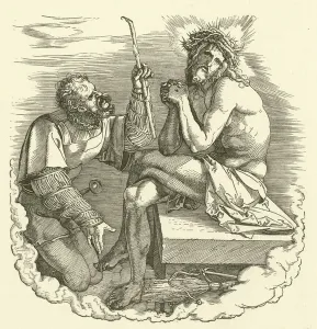 The Mocking of Christ (Christ as Man of Sorrows Mocked by a Soldier) (engraving) The Mocking of Christ (Christ as Man of Sorrows Mocked by a Soldier) (engraving)