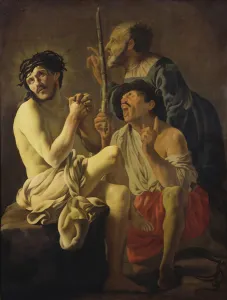 The Mocking of Christ (oil on canvas)