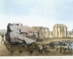 Mode in wich the Young Memnon's head was removed, form Plates illustrative of Mode in wich the Young Memnon's head was removed, form Plates illustrative of
