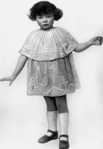 Fashion Model Gallery: Model Bettina, as a Child, c. 1927 (b/w photo)