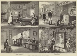 Models of Rustic Dwelling-Houses at the Vienna Exhibition (engraving) Models of Rustic Dwelling-Houses at the Vienna Exhibition (engraving)