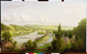 Mohawk River at Little Falls, New York, 1892 (oil on canvas) Mohawk River at Little Falls, New York, 1892 (oil on canvas)