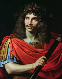 Moliere in the Role of Caesar in The Death of Pompey (oil on canvas) Moliere in the Role of Caesar in The Death of Pompey (oil on canvas)