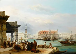 The Mollo from the Dogana, Venice (oil on panel) The Mollo from the Dogana, Venice (oil on panel)