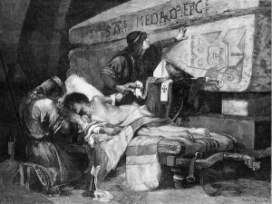 The last moment of Chlodobert (or Clodebert died in 580) The last moment of Chlodobert (or Clodebert died in 580)
