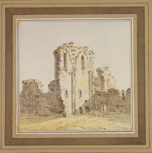 Monastery Ruins (Gothic Church Ruin), c.1806 (pen and ink and w/c on paper) Monastery Ruins (Gothic Church Ruin), c.1806 (pen and ink and w/c on paper)