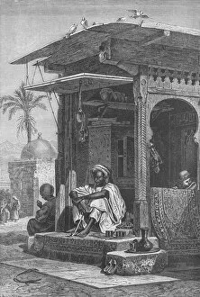 Asyut Gallery: Money-changer at Siout (engraving)