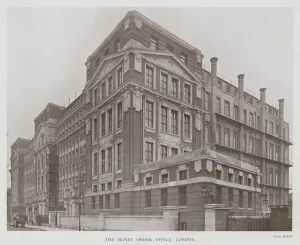 Manor Gardens Gallery: The Money Order Office, London (b / w photo)