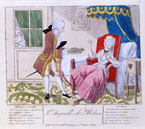 Monsieur and Madame Denis (coloured engraving) Monsieur and Madame Denis (coloured engraving)