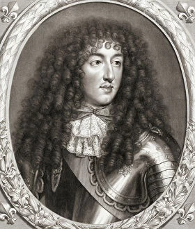 Seventeeth Century Collection: Monsieur Philippe I, Duke of Orleans. Portrait. (print)