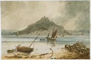 Mont St Michel, 1802 (w/c on paper)