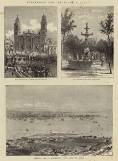 Montevideo Gallery: Montevideo and its Water Supply (engraving)