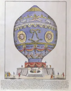 The Montgolfier Brothers Balloon Experiment at the Chateau de la Muette The Montgolfier Brothers Balloon Experiment at the Chateau de la Muette
