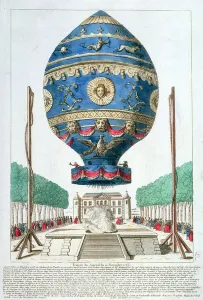 The Montgolfier Brothers Balloon Experiment at the Chateau de la Muette The Montgolfier Brothers Balloon Experiment at the Chateau de la Muette