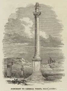 Monument to General Wolfe, near Quebec (engraving) Monument to General Wolfe, near Quebec (engraving)