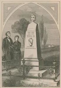 Monument to James Henry Leigh Hunt (engraving) Monument to James Henry Leigh Hunt (engraving)