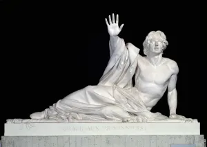 Monument to the memory of Charles-Artus de Bonchamps (1759-93) 1825 (plaster) Monument to the memory of Charles-Artus de Bonchamps (1759-93) 1825 (plaster)