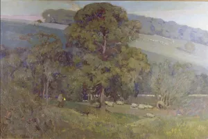Moonlight in the Cotswolds, 1903 (oil on canvas) Moonlight in the Cotswolds, 1903 (oil on canvas)