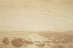 Moonrise on the Sea (Sunset across the Sea) (sepia ink and pencil on paper) Moonrise on the Sea (Sunset across the Sea) (sepia ink and pencil on paper)
