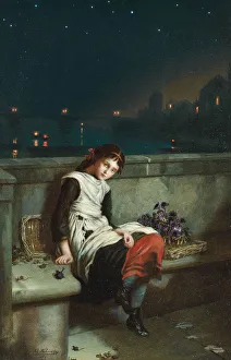 Impoverished Gallery: From Morn Til Night, 1889 (oil on canvas)
