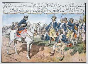On the morning after the attack at Hochkirch (colour litho) On the morning after the attack at Hochkirch (colour litho)