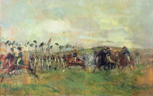 The Morning of the Battle of Castiglione, 5th August, 1796 (oil on canvas) The Morning of the Battle of Castiglione, 5th August, 1796 (oil on canvas)