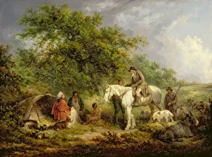 Impoverished Gallery: Morning, or the Benevolent Sportsman, 1792 (oil on canvas)