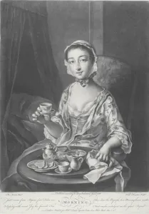 Morning, engraved by Richard Houston, 1758 (litho) Morning, engraved by Richard Houston, 1758 (litho)