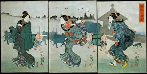 Morning Mist at Komagata (Komagata no asagiri): Amusements of the Four Seasons