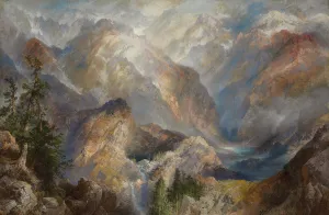 Morning in the Sierras, Nevada, 1910 (oil on canvas) Morning in the Sierras, Nevada, 1910 (oil on canvas)