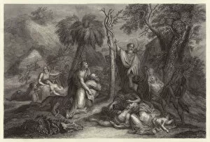 As Moses Lifted up the Serpent in the Wilderness (engraving)