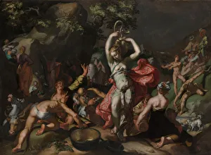 Moses Striking the Rock, 1596 (oil on canvas) Moses Striking the Rock, 1596 (oil on canvas)