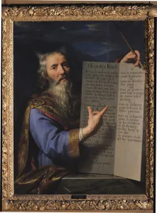 Moses with the Tablets of the Law, 1663 (oil on canvas) Moses with the Tablets of the Law, 1663 (oil on canvas)