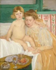 Mother and Child (Baby Getting Up from His Nap), c.1899 (oil on canvas) Mother and Child (Baby Getting Up from His Nap), c.1899 (oil on canvas)