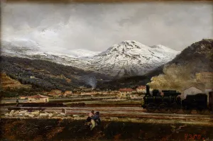 Mountain Landscape par Alexei Petrovich Bogolyubov (Bogoliubov ou Bogolioubov) (1824-1896 Mountain Landscape par Alexei Petrovich Bogolyubov (Bogoliubov ou Bogolioubov) (1824-1896