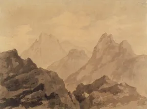 Mountain Tops (A Mountain Study), c.1780 (graphite with brown and grey wash on paper) Mountain Tops (A Mountain Study), c.1780 (graphite with brown and grey wash on paper)