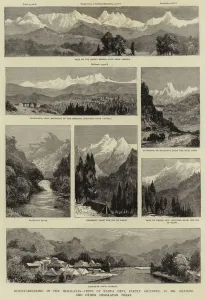 High Road Gallery: Mountaineering in the Himalayas, Views of Nanda Devi, partly ascended by Mr Graham